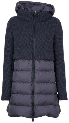 Panelled Padded Coat-AA