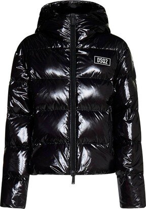 Logo Patch Down Jacket-AD