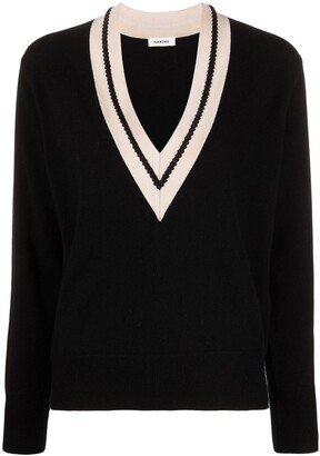 Bridget V-neck jumper