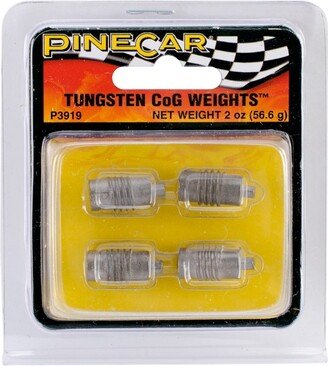 PineCar Pine Car Derby Weights 2oz-Tungsten Center of Gravity