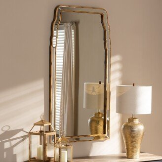 Queen Anne Style Antique Gold Wall Mirror by Antique Gold