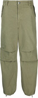 Mid-Rise Cotton Cargo Pants-AA