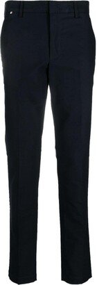 Slim-Cut Concealed-Fastening Chino Trousers