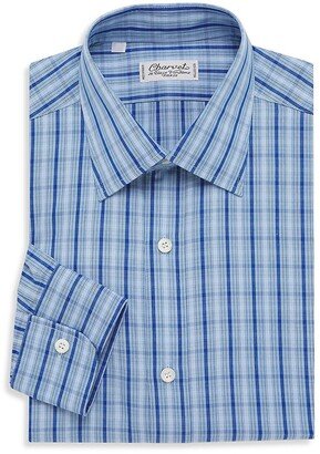 Glenplaid Stripe Dress Shirt