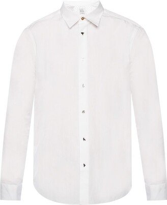 Shirt With Decorative Buttons