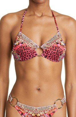 Artesania Mania Print Bikini Top