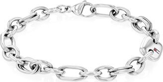 Women's Stainless Steel Link Bracelet |Effortless Everyday Elegance |Tommy Branding|Sophistication|(Model:2780789)