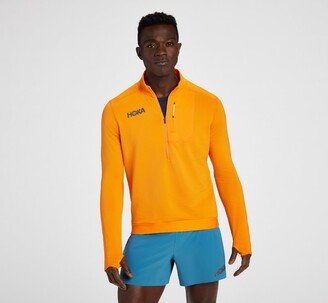 Men's 1/2 Zip in Vibrant Orange