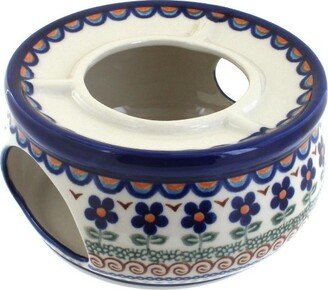 Blue Rose Pottery Blue Rose Polish Pottery Aztec Flower Teapot Warmer