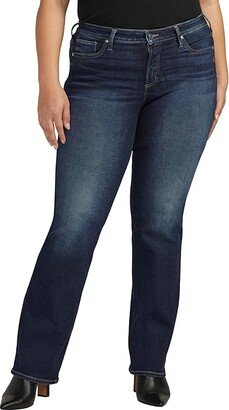 Plus Size Infinite Fit Mid-Rise Bootcut Jeans W87702INF487 (Indigo) Women's Jeans