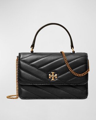 Kira Mini Quilted Top-Handle Bag