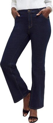 Jessica London Jeica London Women' Plu Size True Fit Bootcut Jean, 26 - Indigo