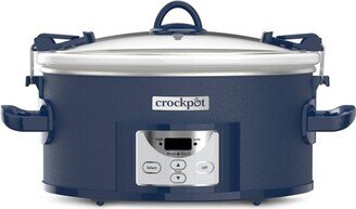 Crock-Pot 7qt One Touch Cook and Carry Slow Cooker - Blue