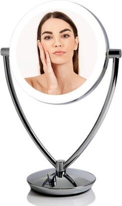 Lighted Tabletop Makeup Mirror