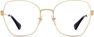 Cat-Eye Frame Glasses-BI