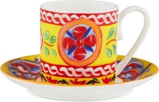 Geometric-Pattern Porcelain Espresso-Set-AB