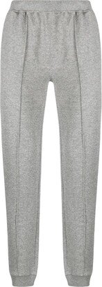 Elastic-Waist Straight-Leg Track Pants