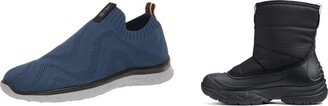 BASS OUTDOOR Women's Field Snow Boots and Hex Knit Pull On Shoes - 2 Set Bundle