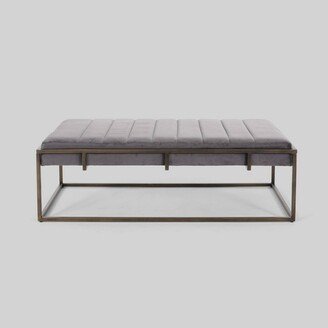 Magdalene Modern Velvet Ottoman Bench