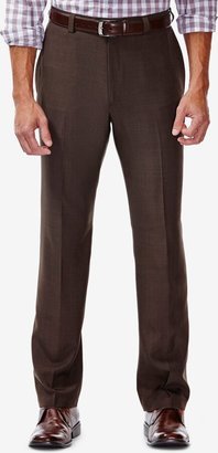 Men's Eclo Stria Classic Fit Flat Front Hidden Expandable Dress Pants