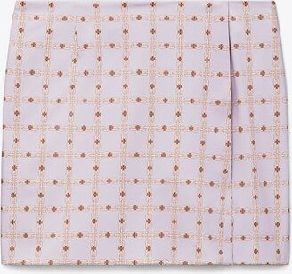 Printed Wrap Skort