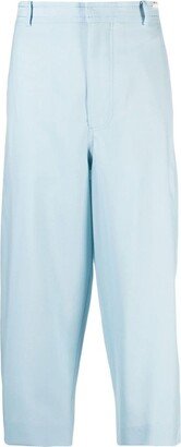 Wide-Leg Tailored Trousers-AQ