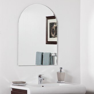 Decor Wonderland Rita Arch Modern Frameless Bathroom Vanity Mirror