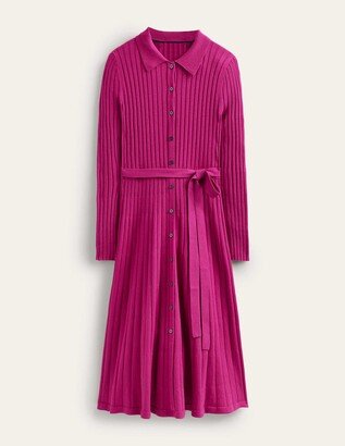 Rachel Knitted Shirt Dress