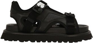 Technical fabric sandals