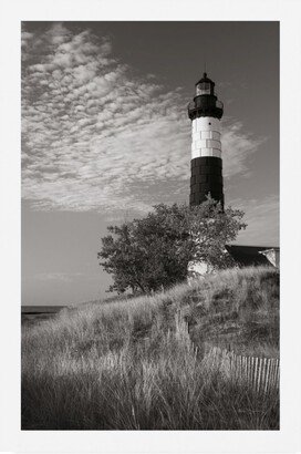 Alan Majchrowicz Big Sable Point Lighthouse Ii Bw Canvas Art - 19.5 x 26
