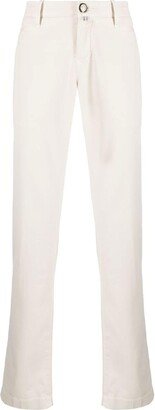 Straight-Leg Twill Trousers-AG