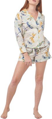 Vera Dragonflies Cotton Short Pajamas