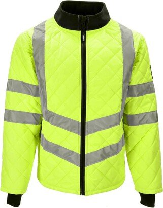 Hi Vis Diamond Quilted Water Repellent Jacket - Big & Tall