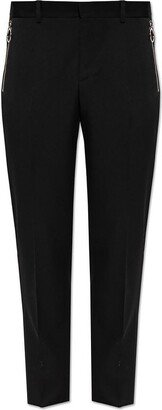 Mid-Rise Tapered Trousers-CD