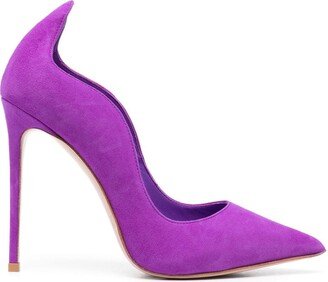 Ivy 125mm suede pumps