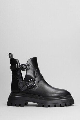 Maverick Bedfrdmotob Combat Boots In Black Leather