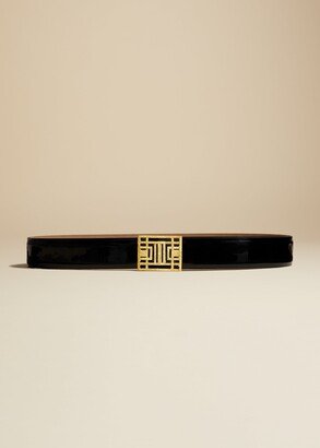 The x Elhanati Belt in Black with Gold