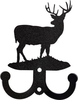 Deer Buck Wildlife Metal Key Chain Holder