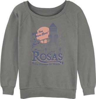 Women's Rosas Wish Junior's Raglan Pullover with Coverstitch