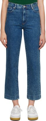 Blue Cropped Jeans