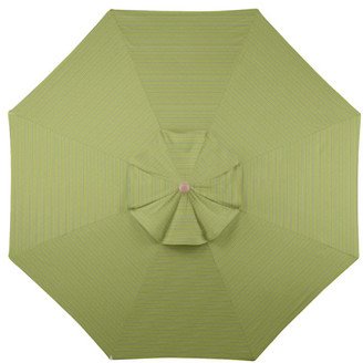 11' Patio Umbrella Replacement Canopy Canopy Stripe Black/Sand Sunbrella