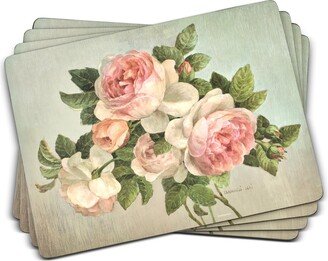 Antique Roses Placemats, Set of 4