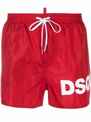 Logo-Print Swim Shorts-BB