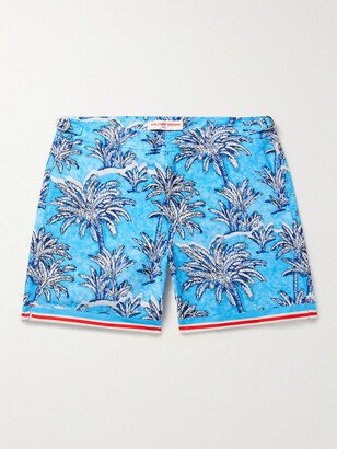 Bulldog Straight-Leg Mid-Length Floral-Print Swim Shorts