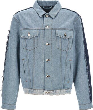 Patchwork denim jacket-AL