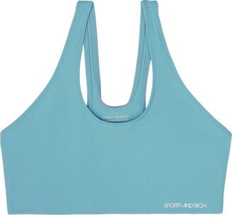 Seamless Logo-Print Sports Bra