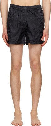 Black Drawstring Swim Shorts