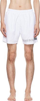 White Dolphin Swim Shorts