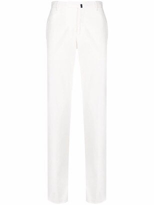 Slim-Cut Cotton Trousers