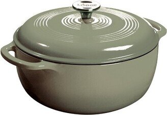 6qt Cast Iron Enamel Dutch Oven Sage